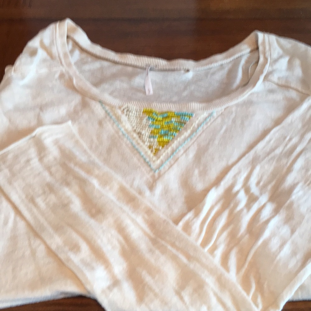 Free People Embellished Tee